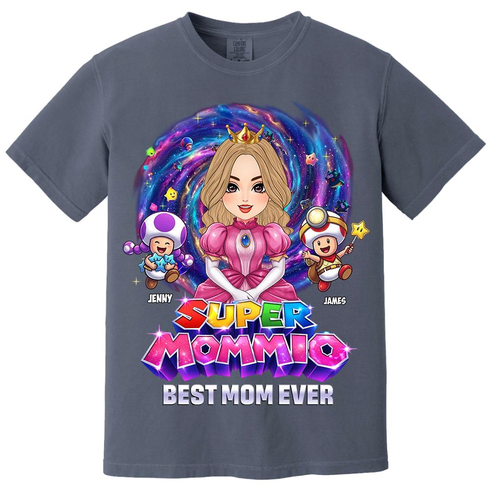 Super Mommio Best Mom Ever Custom Shirt, Gift For Mom, Mother's Day L0411 Hv01