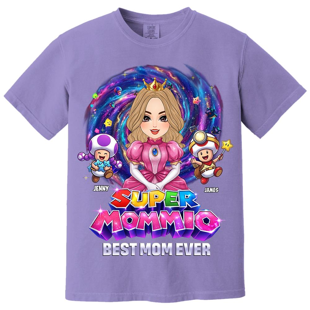 Super Mommio Best Mom Ever Custom Shirt, Gift For Mom, Mother's Day L0411 Hv01