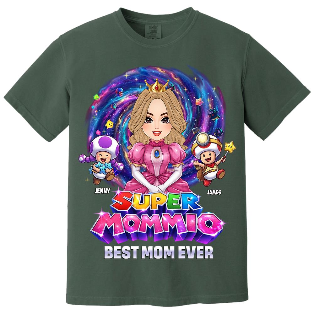 Super Mommio Best Mom Ever Custom Shirt, Gift For Mom, Mother's Day L0411 Hv01