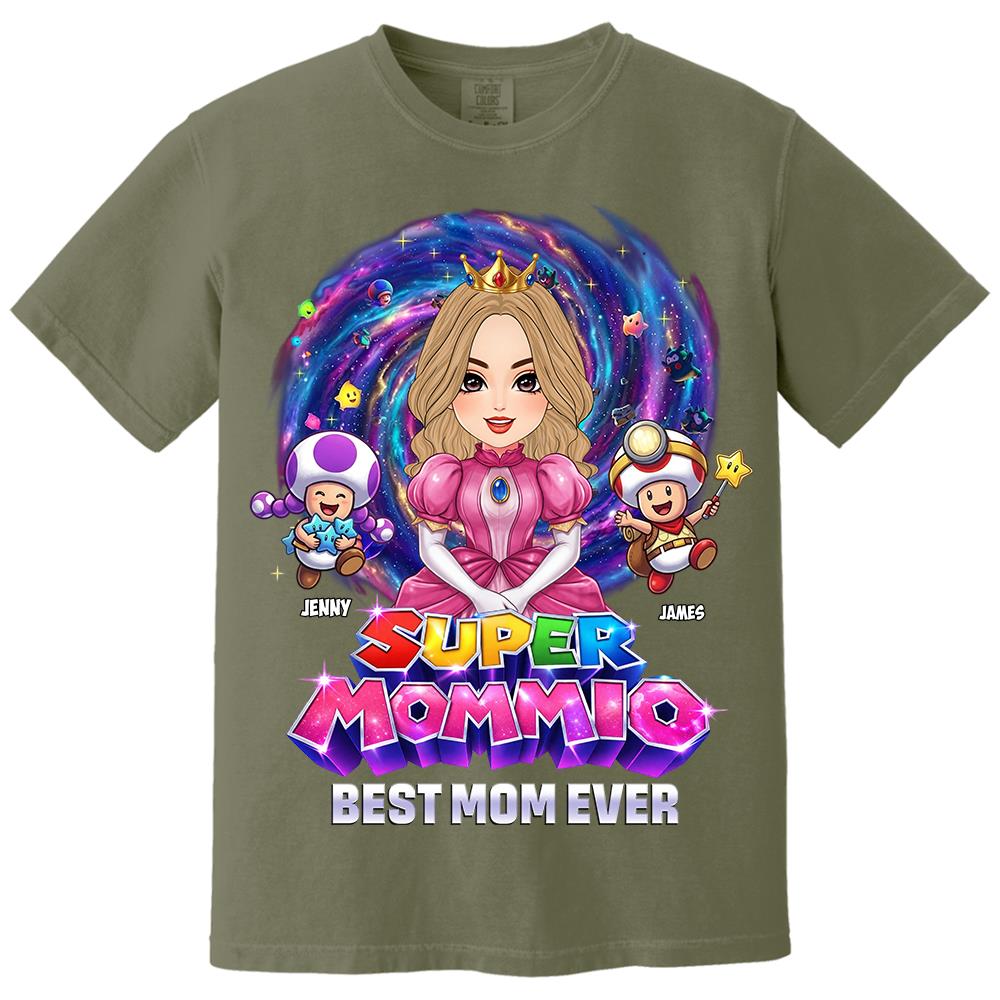Super Mommio Best Mom Ever Custom Shirt, Gift For Mom, Mother's Day L0411 Hv01