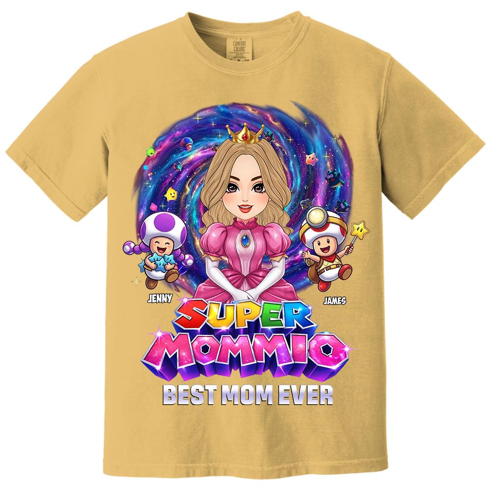 Super Mommio Best Mom Ever Custom Shirt, Gift For Mom, Mother's Day L0411 Hv01