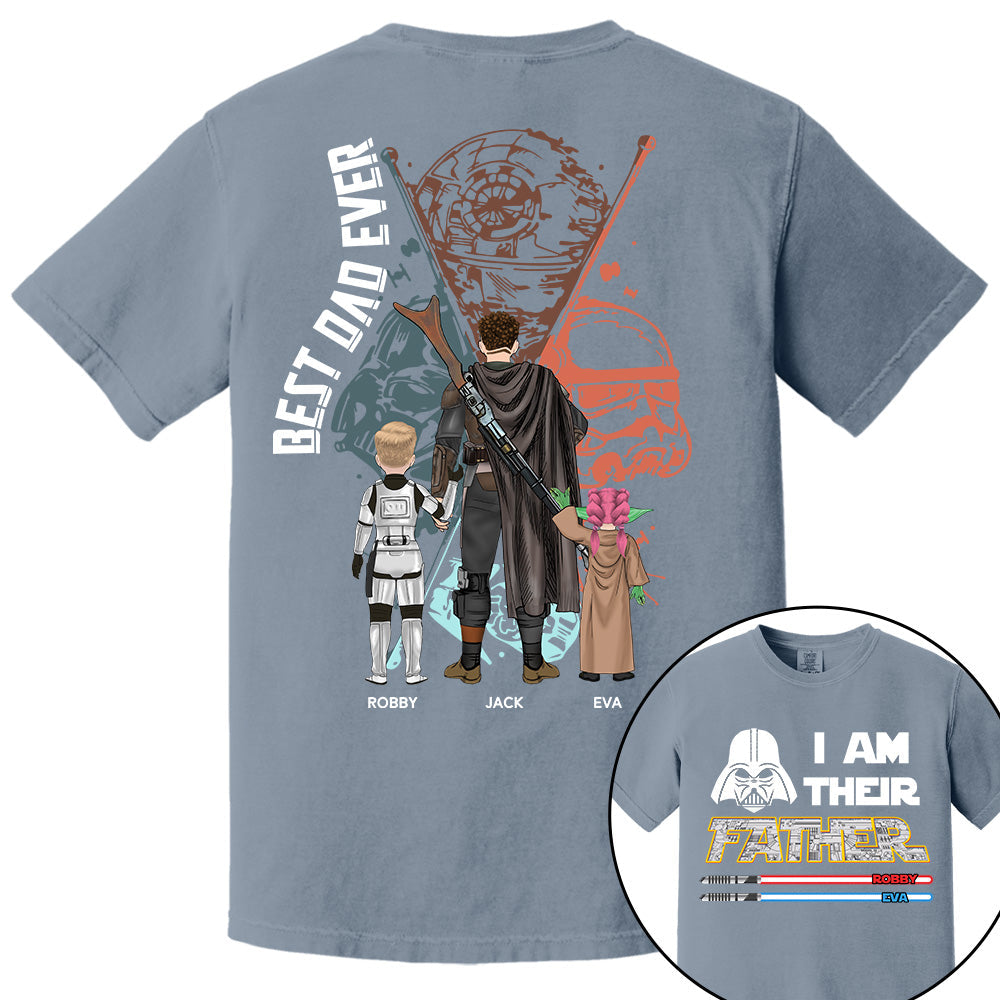 Custom I Am Their Father Shirt, Gift For Dad, Father's Day L0411 Li29