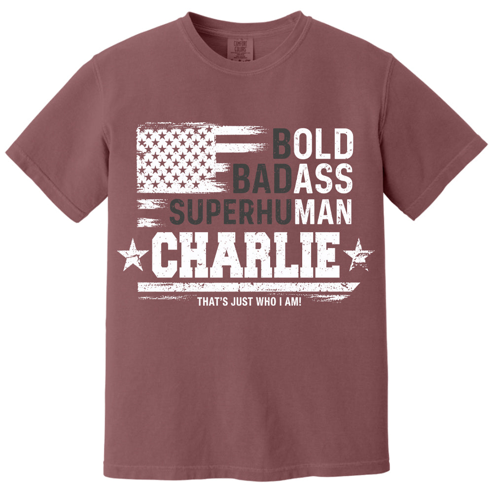 Personalized Dad Bold Badass Shirt,   Father's Day, Gift For Dad L0411 VH01