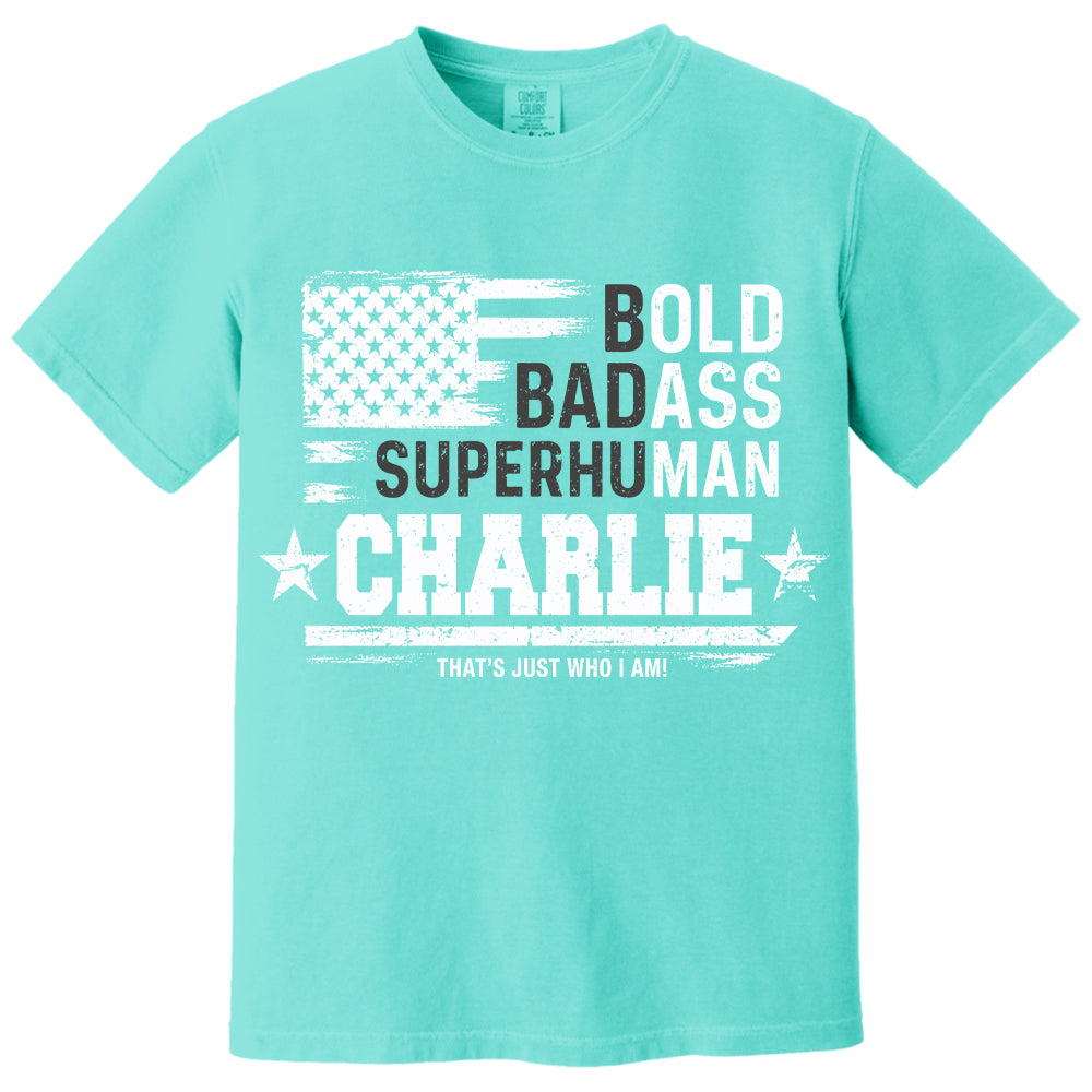 Personalized Dad Bold Badass Shirt,   Father's Day, Gift For Dad L0411 VH01