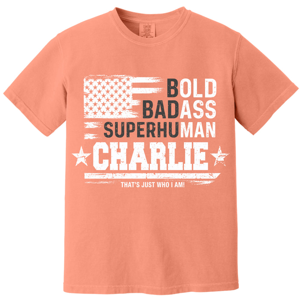 Personalized Dad Bold Badass Shirt,   Father's Day, Gift For Dad L0411 VH01