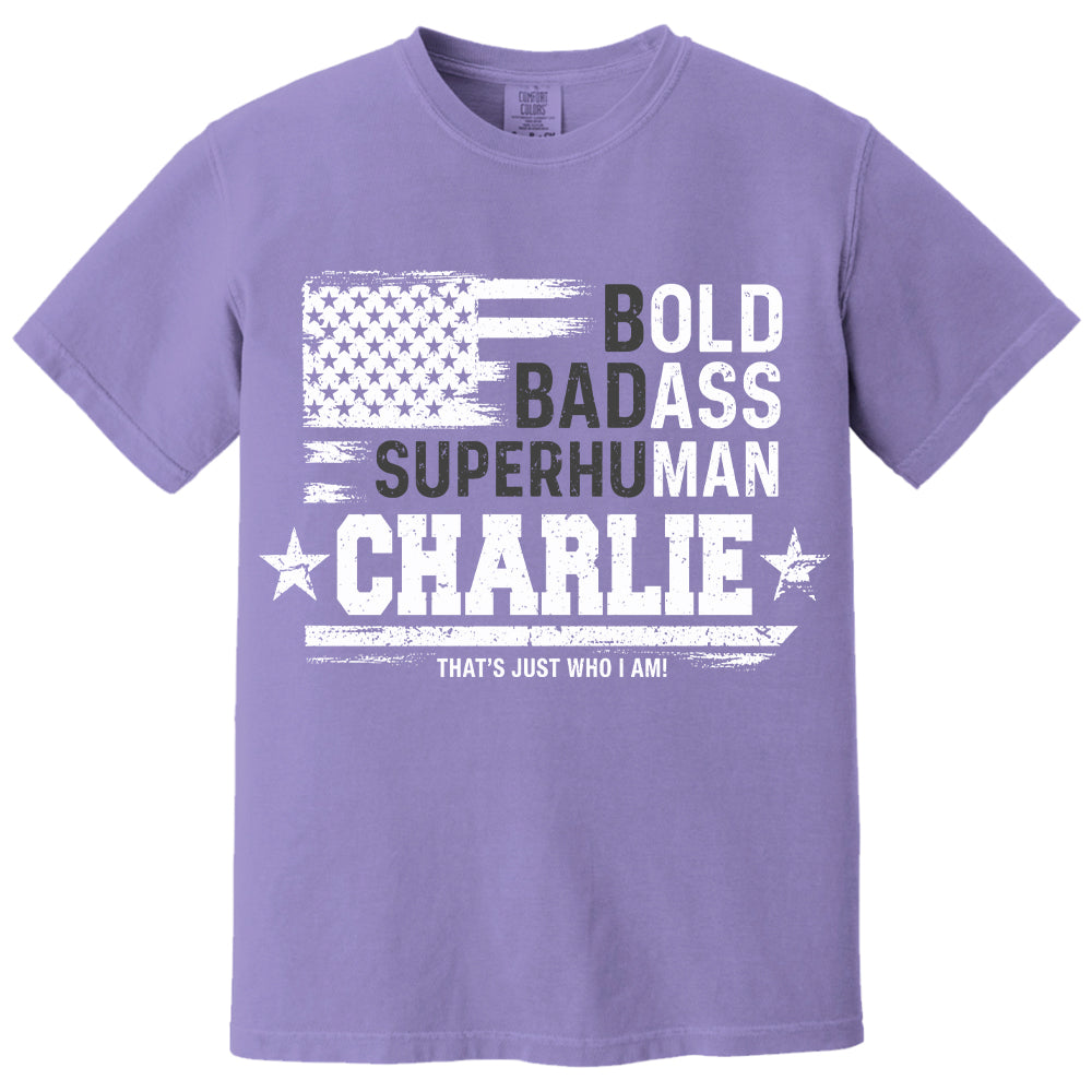 Personalized Dad Bold Badass Shirt,   Father's Day, Gift For Dad L0411 VH01