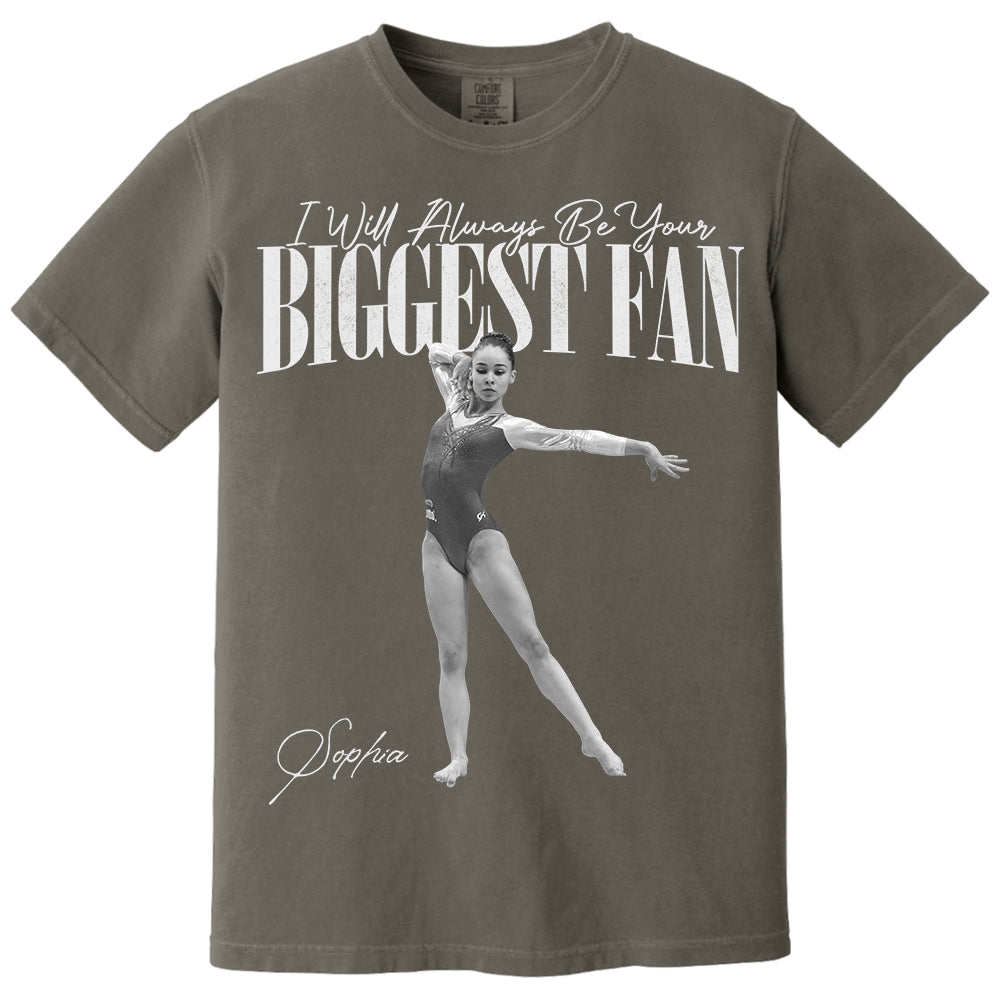 I'll Always Be Your Biggest Fan - Washed Tee Retro Bootleg Shirt For Gymnast A2110 Li29