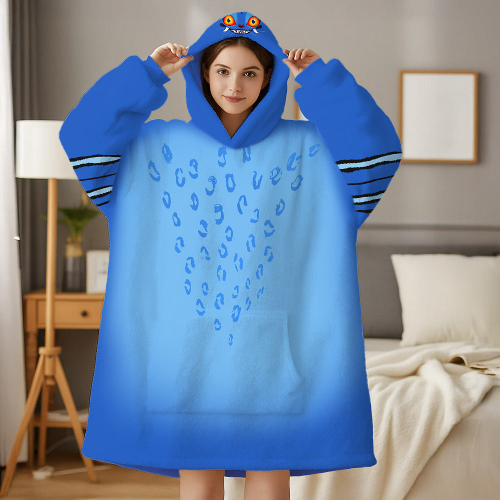 Oversized Fleece Hoodie Dinosaur Costumes for Adults & Kids Pt99