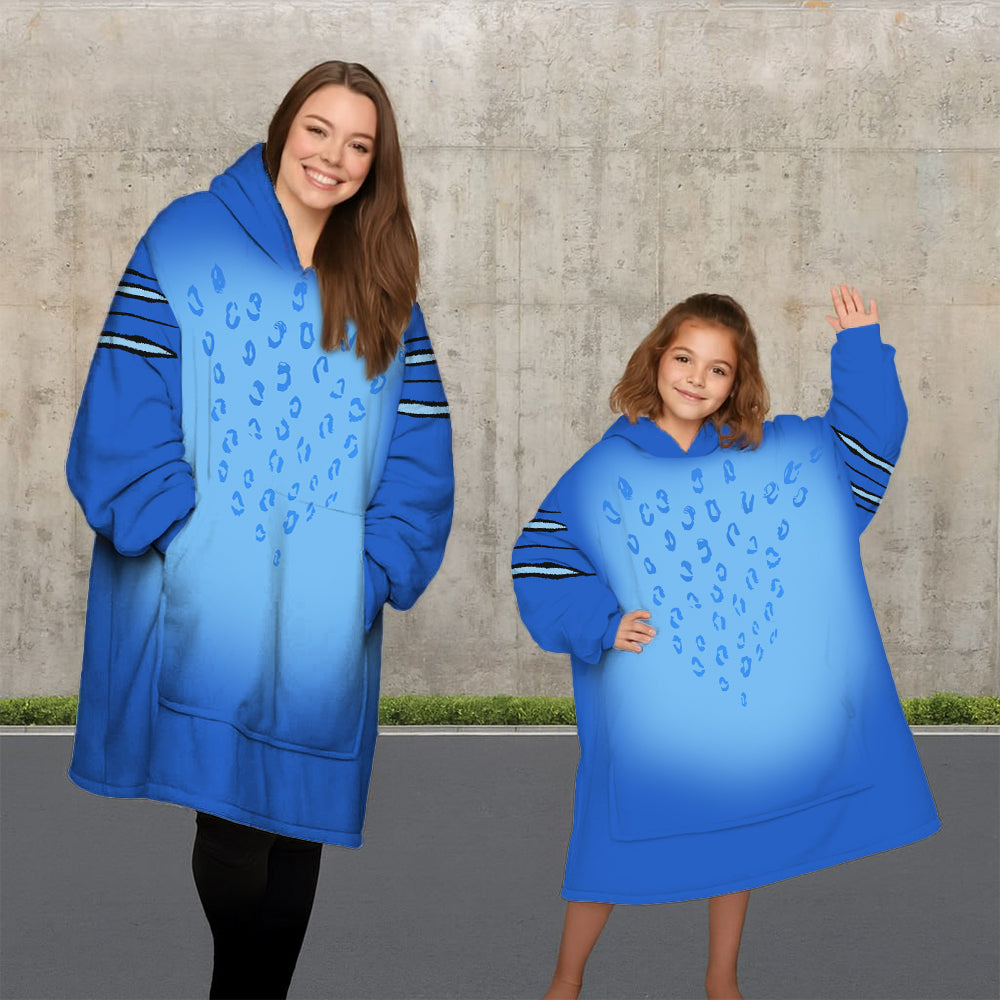 Oversized Fleece Hoodie Dinosaur Costumes for Adults & Kids Pt99