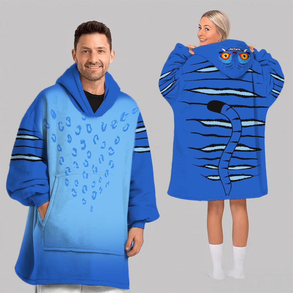 Oversized Fleece Hoodie Dinosaur Costumes for Adults & Kids Pt99