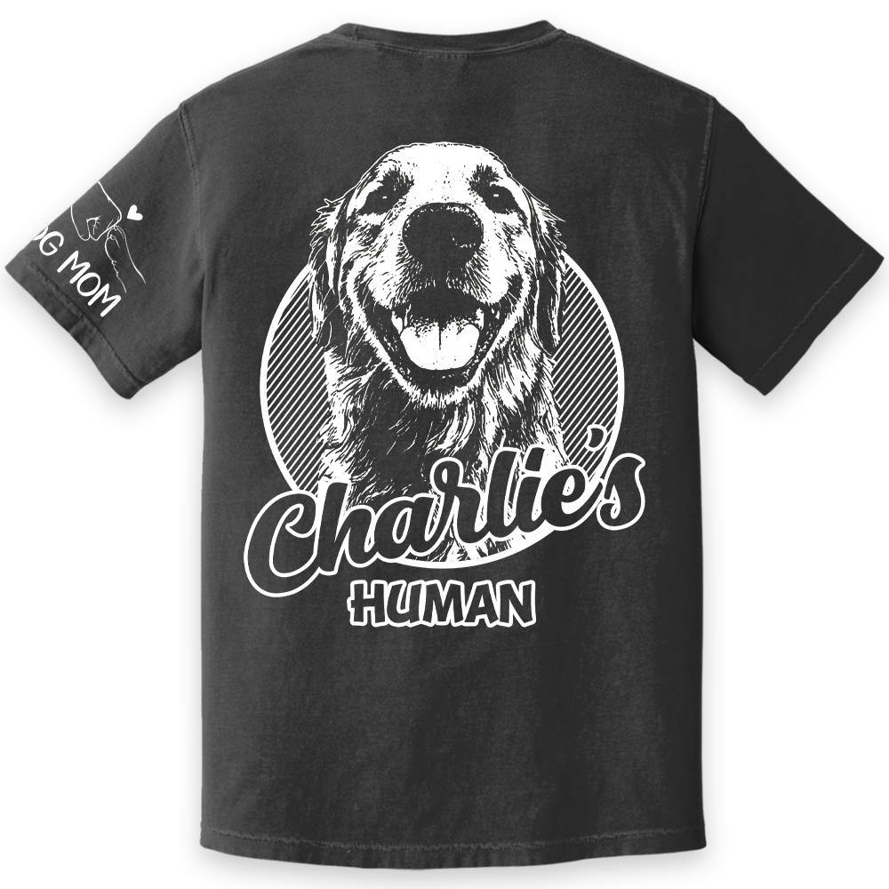 Personalized Dog Mom Dad Shirt, Custom Dog Photo Gift For Pet Lovers T1807