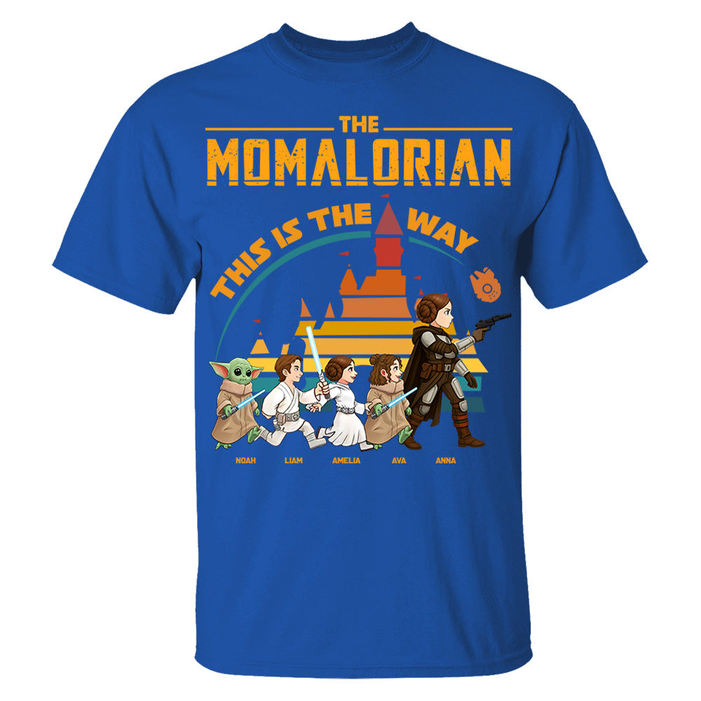 The Momalorian This Is The Way - Personalized Shirt Gift For Mom Hv01