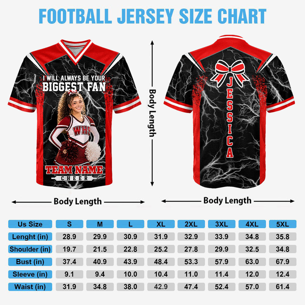 Custom I Will Always Be Your Biggest Fan Shirt, Cheer Mom Shirt,  Cheerleader Gift L0411 Hv01