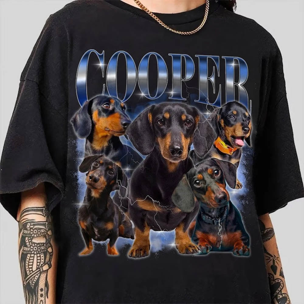 Custom Dog Vintage Washed Shirt, Custom Cat Graphic Unisex T-Shirt, Dog Personalize Bootleg Retro 90's Tee Gift For Her, Pet Owners Shirt
