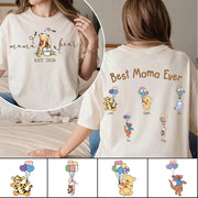 Custom Mama Bear Est And Grandkids Heart Shirts For Mother For Grandma, Personalized Shirt Gift For Mom, Grandma, Custom Mother' s Day Sweatshirt Shirt MI209