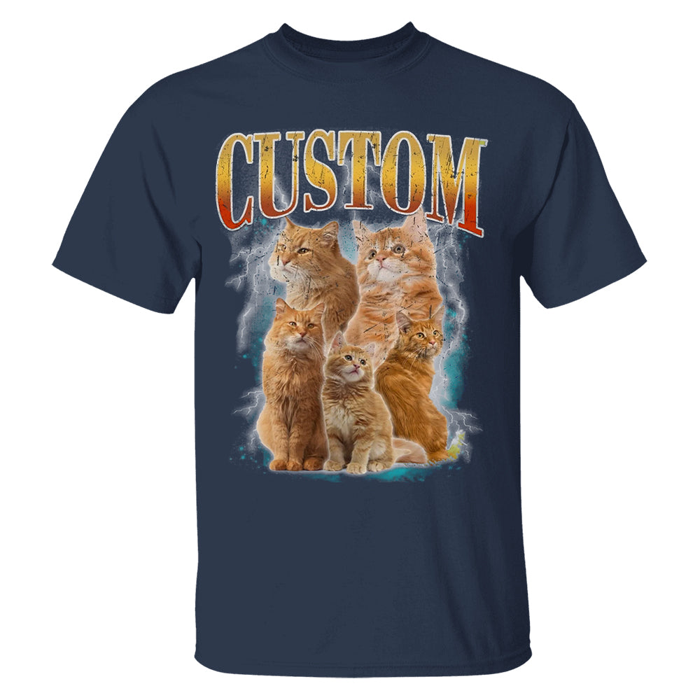 Kids Custom Pet Vintage Shirt Comfort Colors Dog Shirt Cat Personalized Bootleg Tees