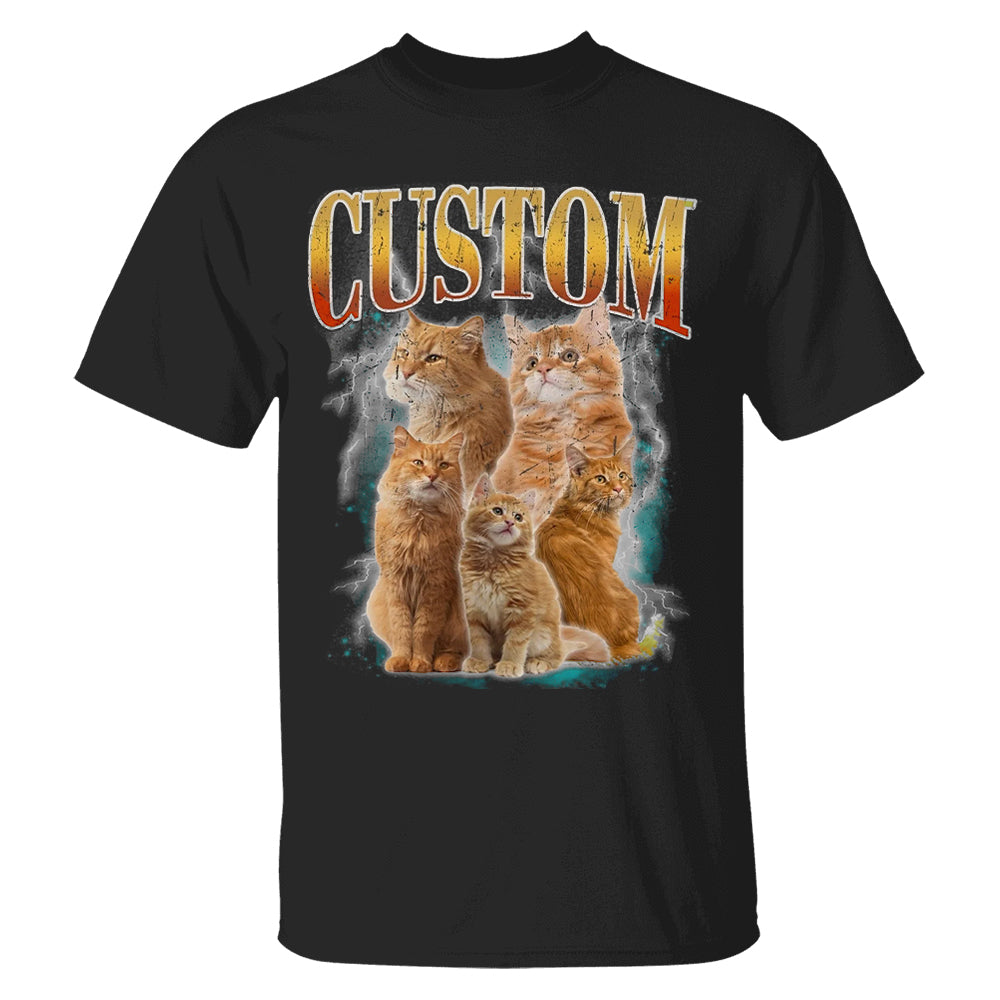Kids Custom Pet Vintage Shirt Comfort Colors Dog Shirt Cat Personalized Bootleg Tees