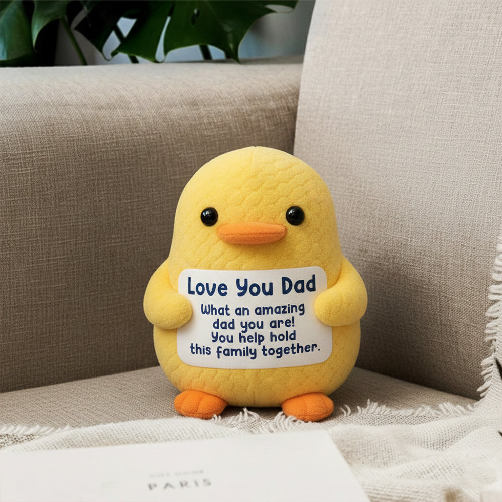 Emotional Positive Inspirational Support Small Funny Gag Crochet Duck Pickle Birthday Xmas for Men for Coworker Boss Colleges Her Him Friend TH23