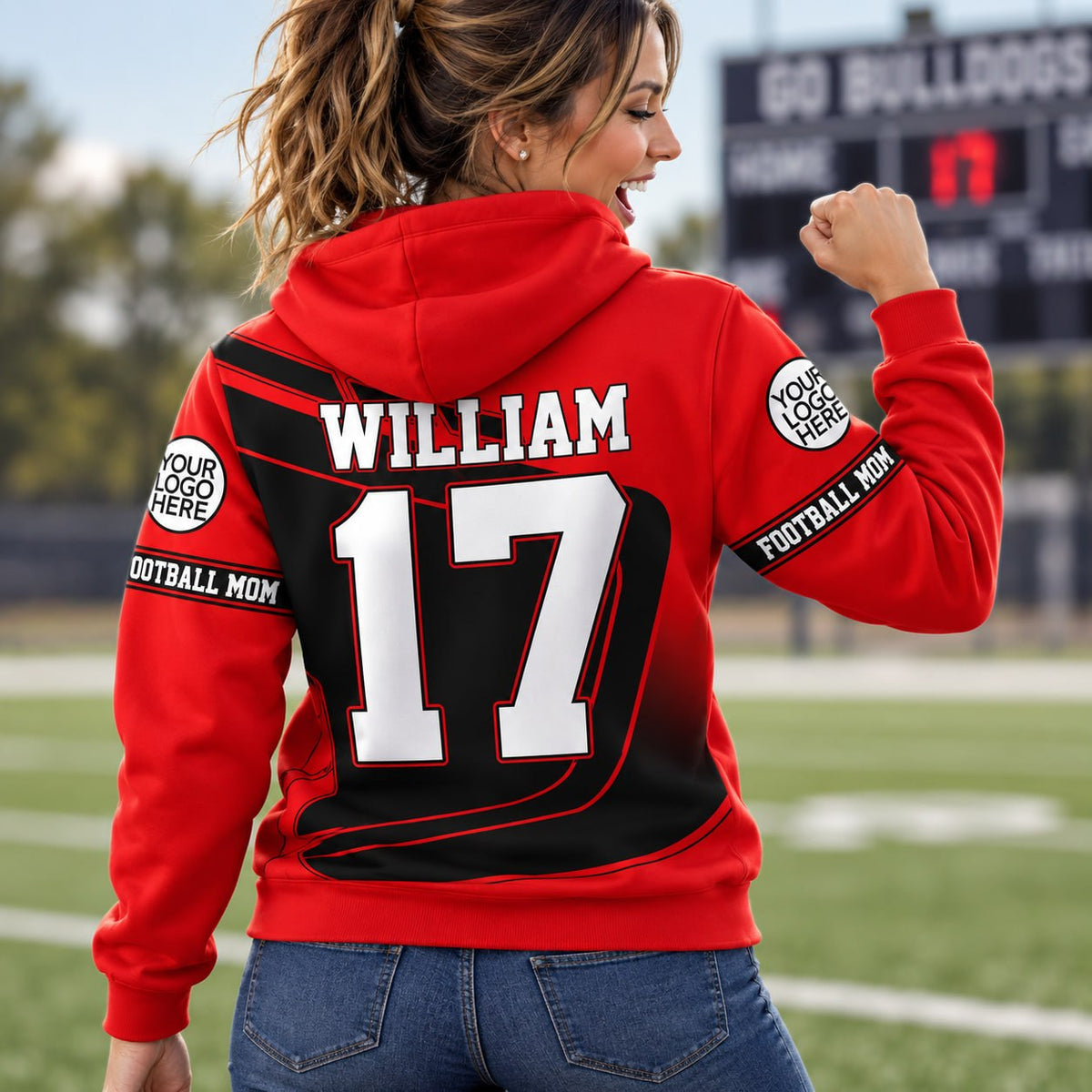 Personalized All Over Print Shirt American Football - Gift For Football Lovers NA04 T24
