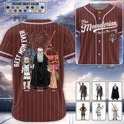 Personalized The Momalorian This Is The Way Baseball Jersey Shirt For Mom - Custom Mother's Day Gift 2026