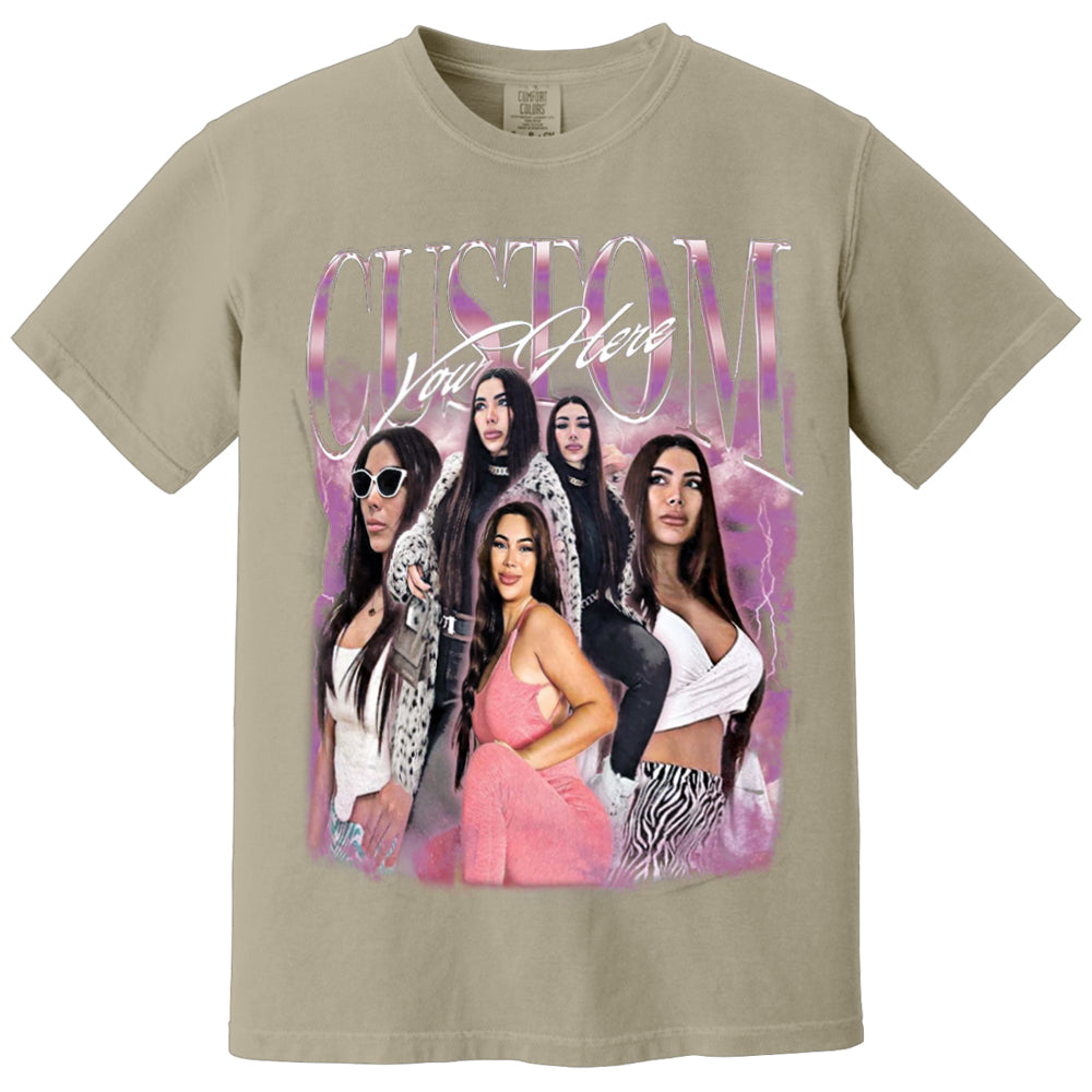 Custom Girlfriend Face Bootleg Rap Tee, Custom Boyfriend Vintage Graphic 90s Tshirt, Custom Photo Shirt, CUSTOM Your Own Bootleg Idea Here