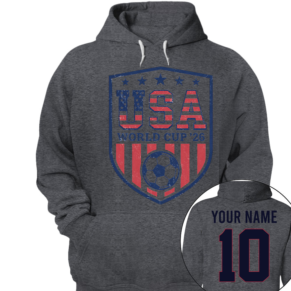 Custom USA Soccer Shirt 2026, Personalized Team Shirt Nh00