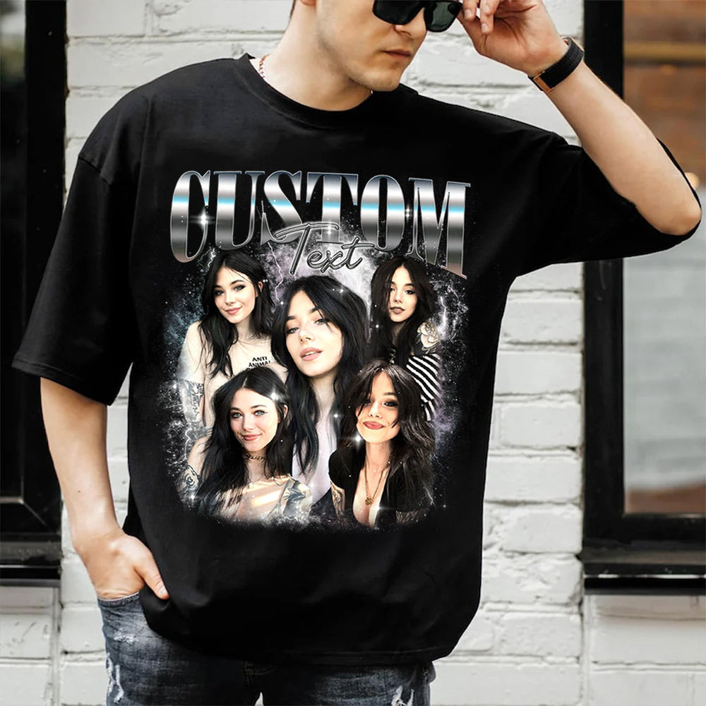 Comfort Colors Custom Your Own Shirt, Custom Bootleg Tee, Custom Photo Vintage Graphic 90s Shirts, Custom Girlfriend Tee, Insert Your Design