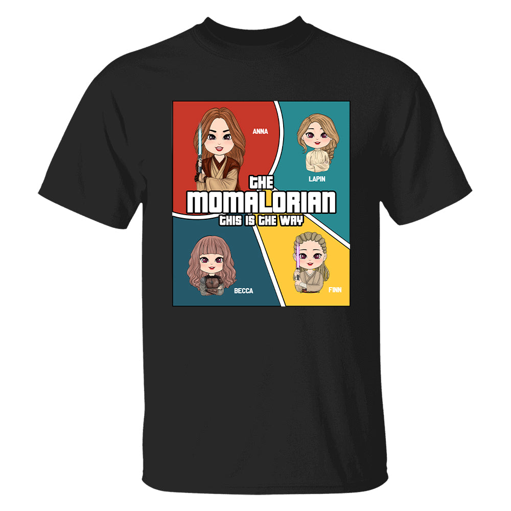 The Momalorian This Is The Way  Comic Strip Layout Style - Personalized Shirt For Mom Vr2 Tu20