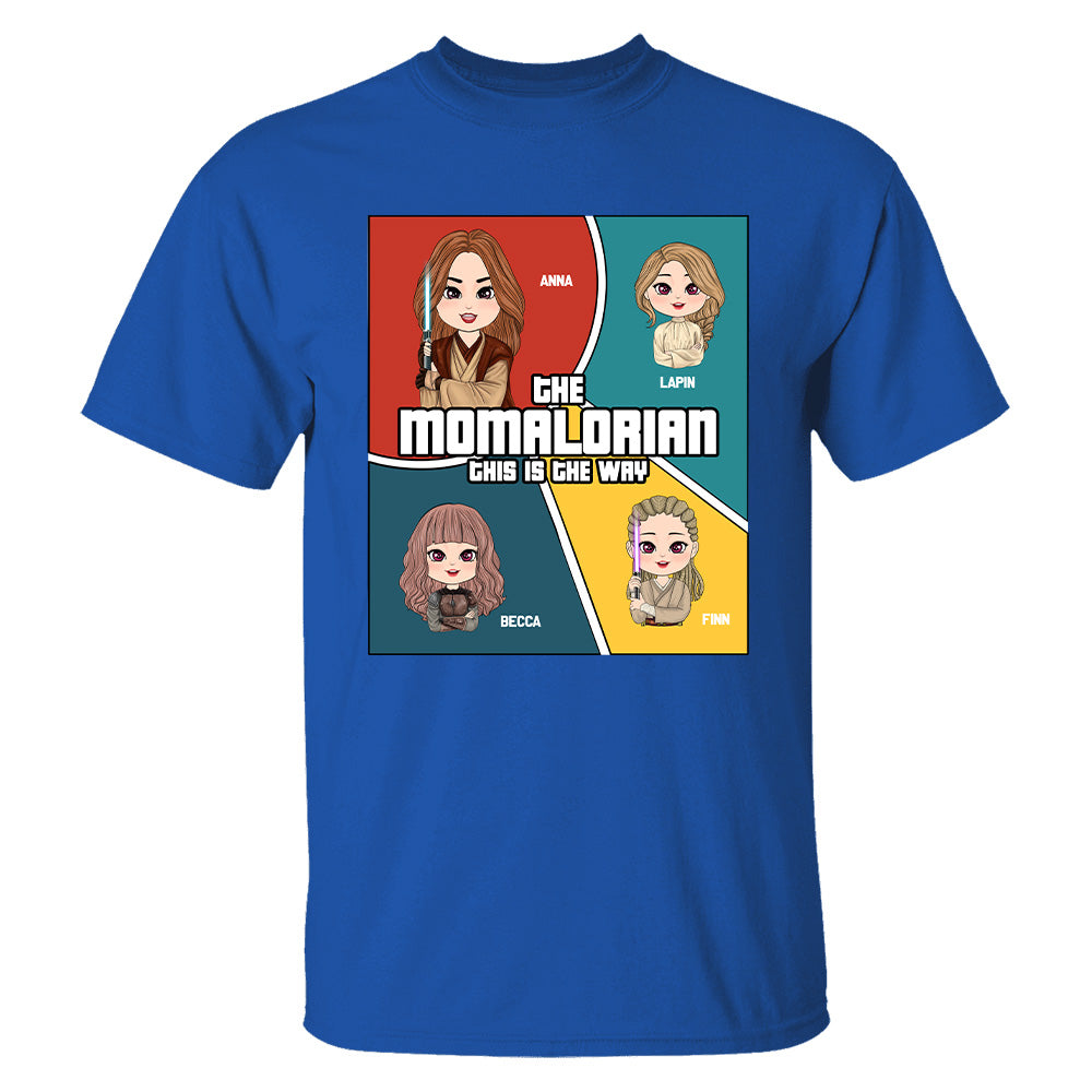 The Momalorian This Is The Way  Comic Strip Layout Style - Personalized Shirt For Mom Vr2 Tu20