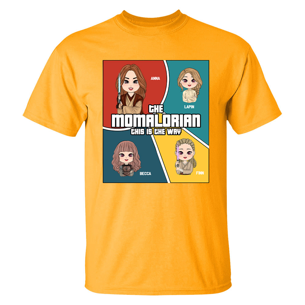 The Momalorian This Is The Way  Comic Strip Layout Style - Personalized Shirt For Mom Vr2 Tu20