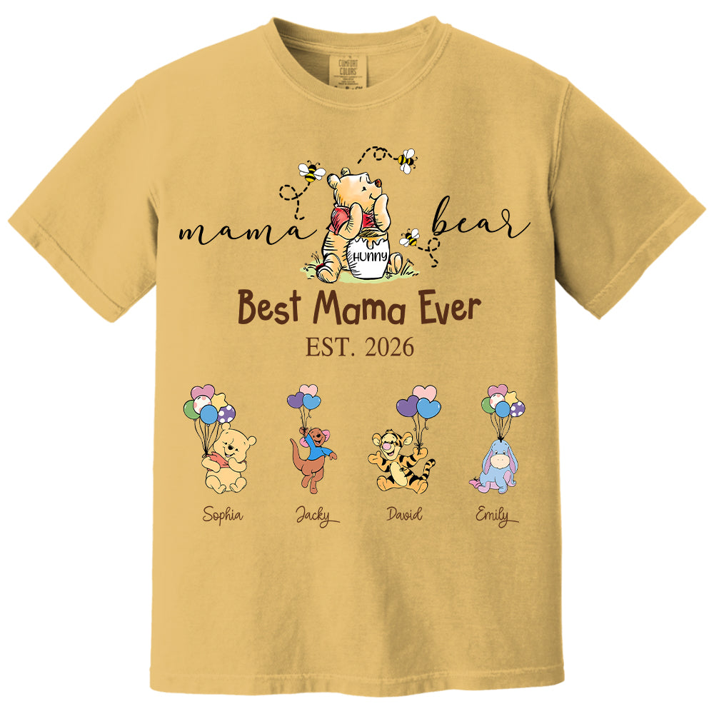 Custom Mama Grandma Bear  Sweatshirt, Mama Bear Shirt, Personalized Shirt Gift For Mom, Grandma, Custom Mother's Day Sweatshirt Shirt MI209