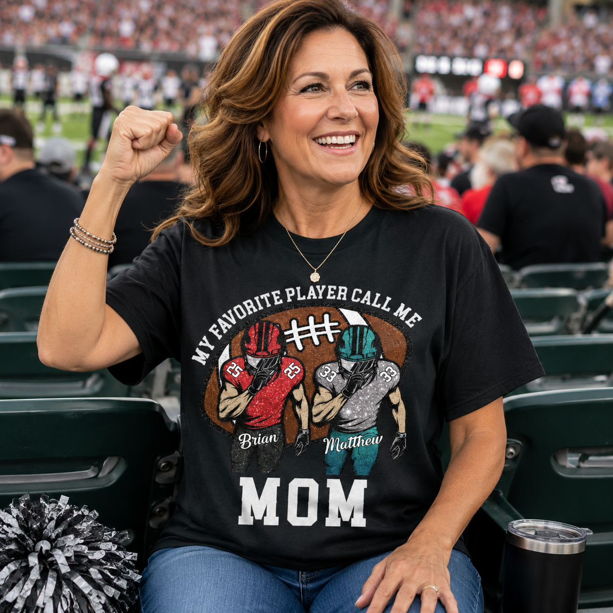 My Favorite Player Call Me Mom Grandma Personalized Football Mom Grandma Shirt Gift For Sport Family T1807 TH23