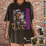 Custom Photo Dog Shirt - Personalized Dog Bootleg Shirt Vrs4 A2110