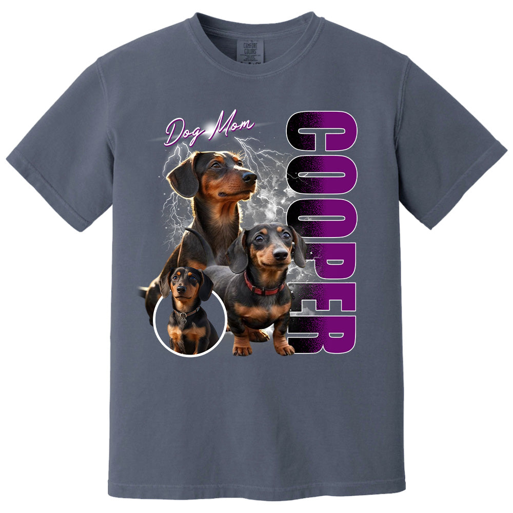 Custom Photo Dog Shirt - Personalized Dog Bootleg Shirt Vrs4 A2110
