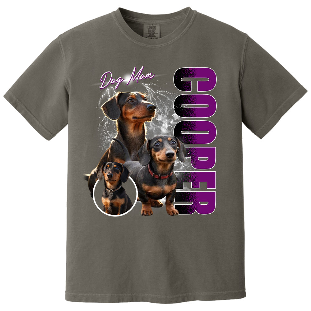 Custom Photo Dog Shirt - Personalized Dog Bootleg Shirt Vrs4 A2110