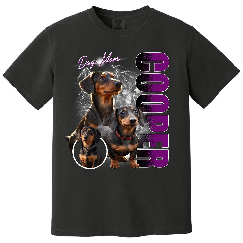 Custom Photo Dog Shirt - Personalized Dog Bootleg Shirt Vrs4 A2110