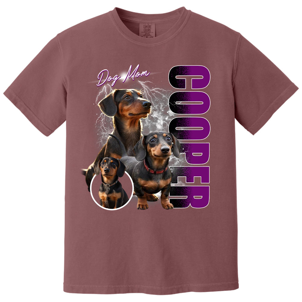 Custom Photo Dog Shirt - Personalized Dog Bootleg Shirt Vrs4 A2110