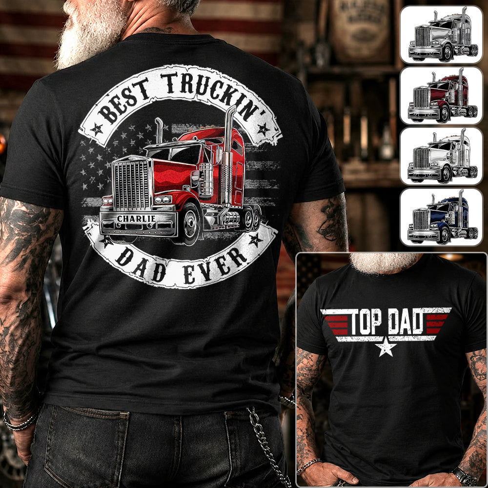 America Driver Dad Custom Shirt, Gift For Dad, Grandpa L0411 Hv01