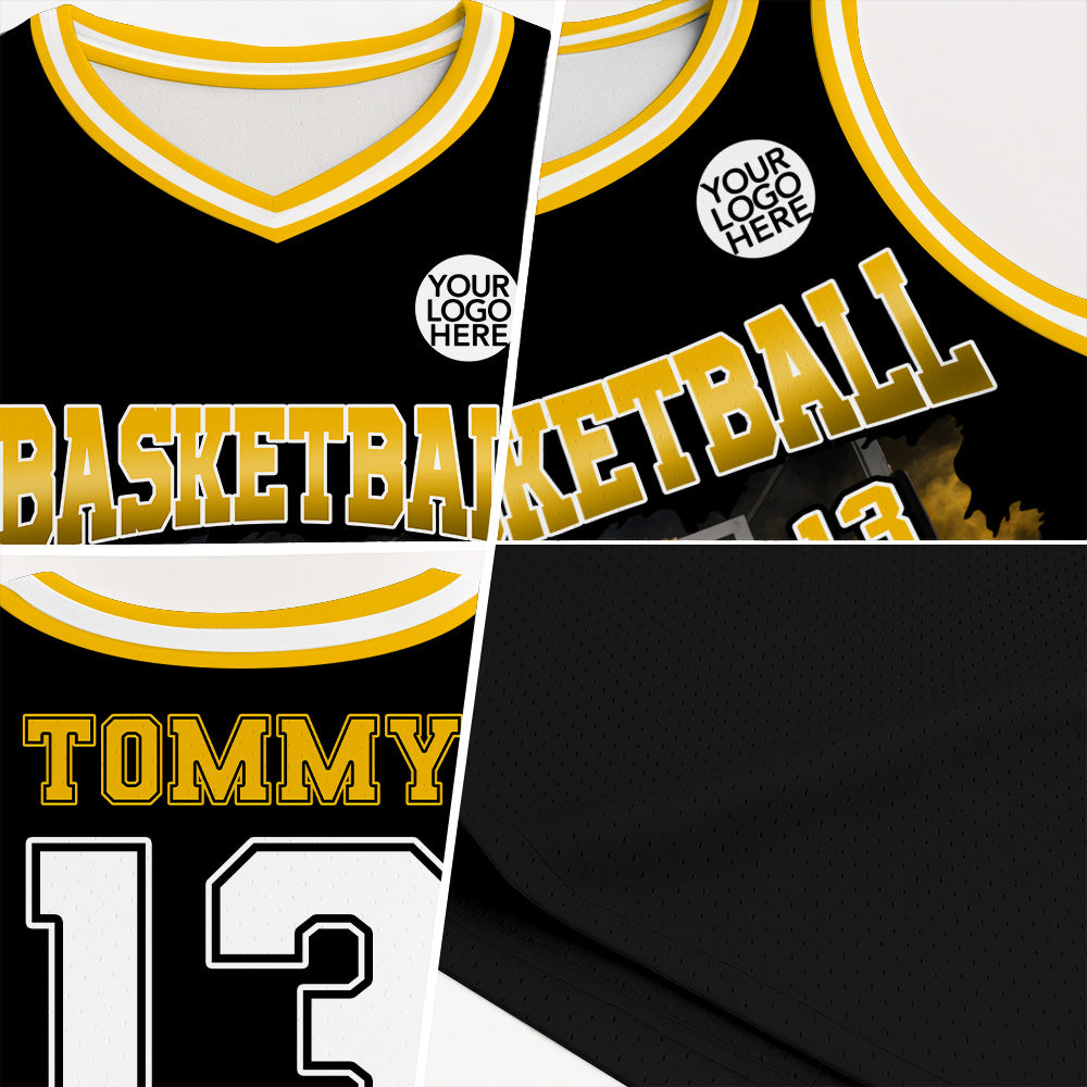 Personalized Basketball Jersey, Custom Photo And Team Name For Basketball Sport Family T1807