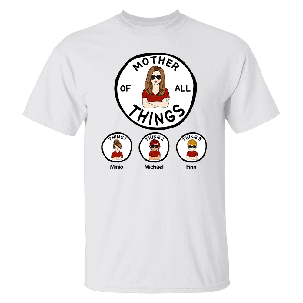 Grandma Of All Things Personalized Shirt - Mother's Day, Birthday Gift For Mom Li29