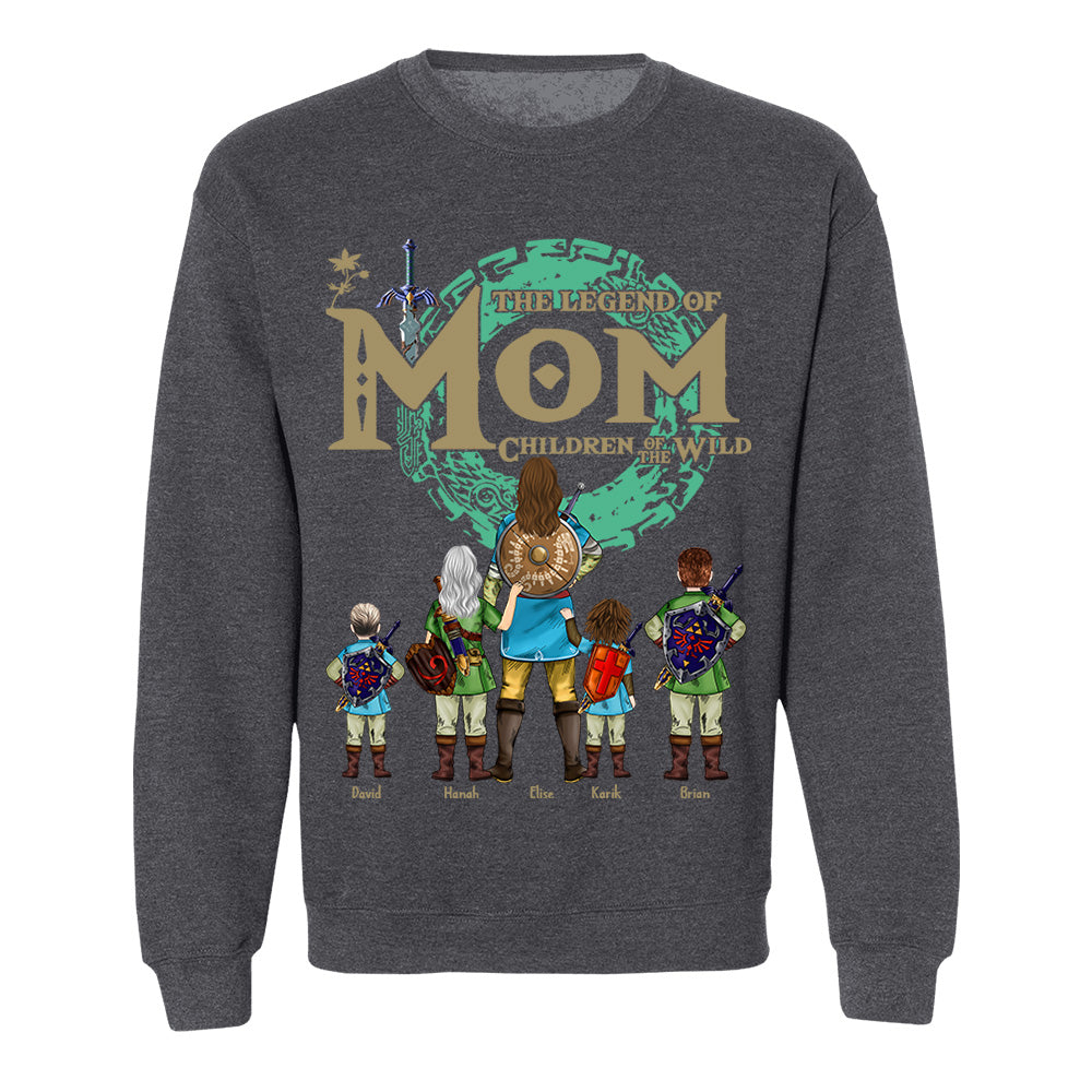 Custom The Legend of Mom Children Of The Wild Shirt - Best Mom Ever - Mother's Day 2025 Personalized Shirt