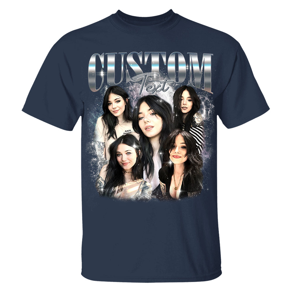 Comfort Colors Custom Your Own Shirt, Custom Bootleg Tee, Custom Photo Vintage Graphic 90s Shirts, Custom Girlfriend Tee, Insert Your Design