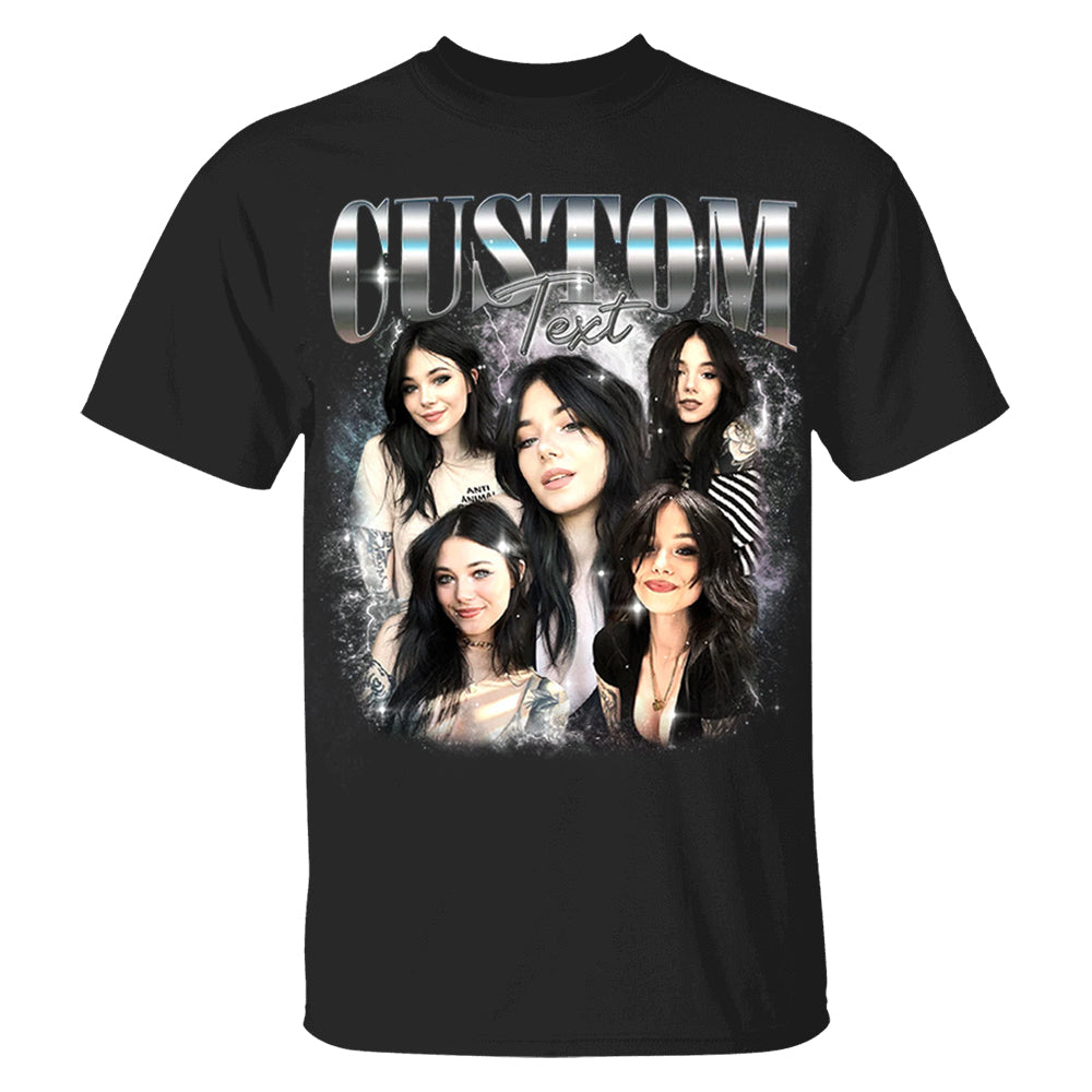 Comfort Colors Custom Your Own Shirt, Custom Bootleg Tee, Custom Photo Vintage Graphic 90s Shirts, Custom Girlfriend Tee, Insert Your Design