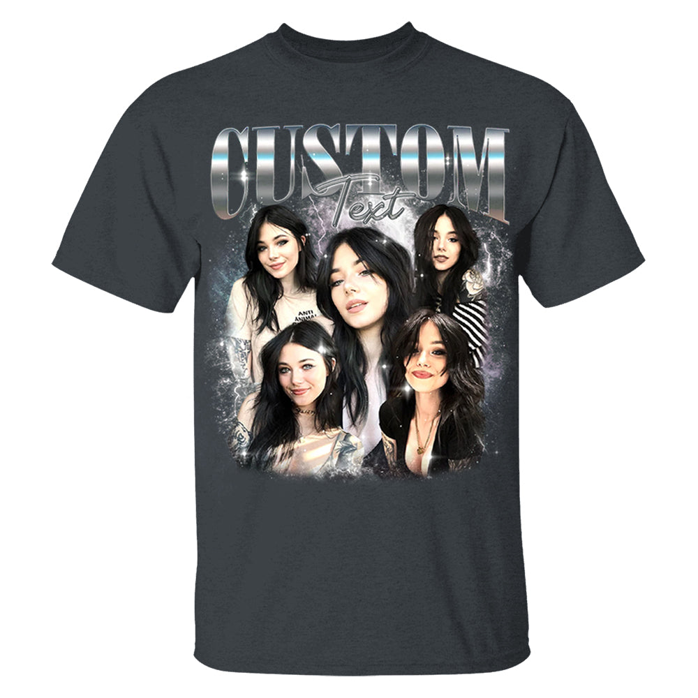 Comfort Colors Custom Your Own Shirt, Custom Bootleg Tee, Custom Photo Vintage Graphic 90s Shirts, Custom Girlfriend Tee, Insert Your Design