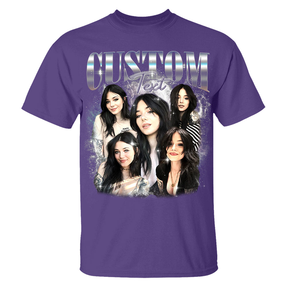 Comfort Colors Custom Your Own Shirt, Custom Bootleg Tee, Custom Photo Vintage Graphic 90s Shirts, Custom Girlfriend Tee, Insert Your Design