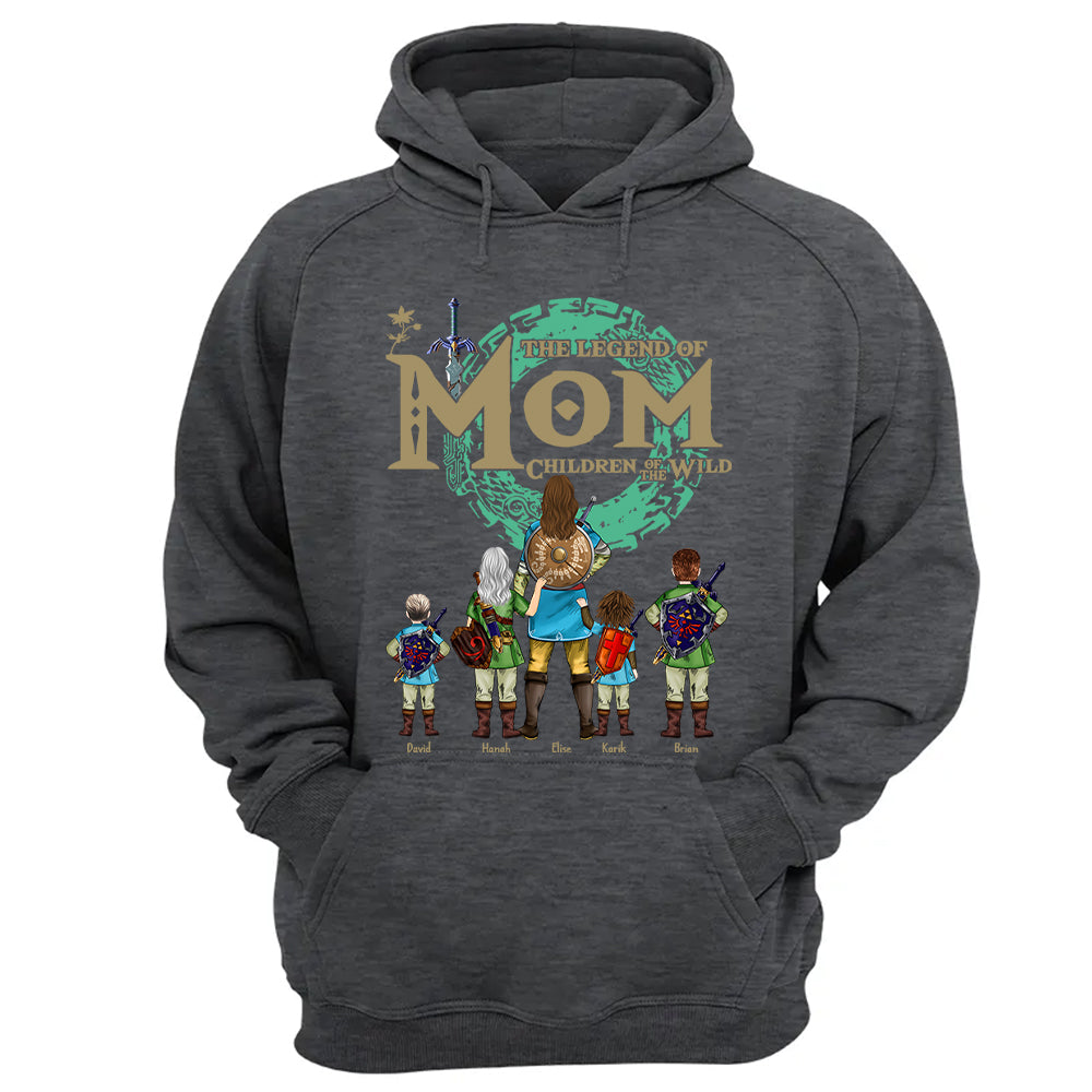 Custom The Legend of Mom Children Of The Wild Shirt - Best Mom Ever - Mother's Day 2025 Personalized Shirt