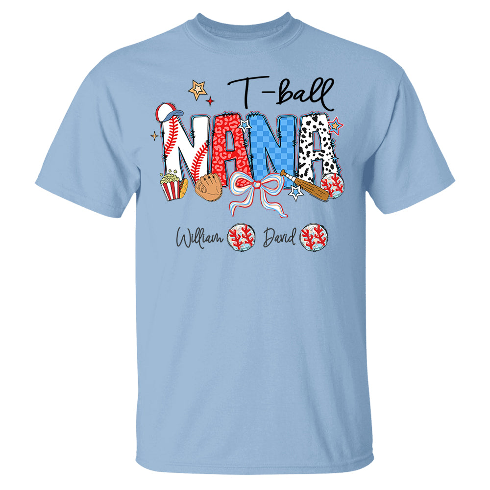 T-Ball Mama - Personalized Shirt Gift For Grandma