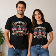 America 250 Years Anniversary T-Shirt, USA 1776-2026 4th of July Patriotic Tee Hv01
