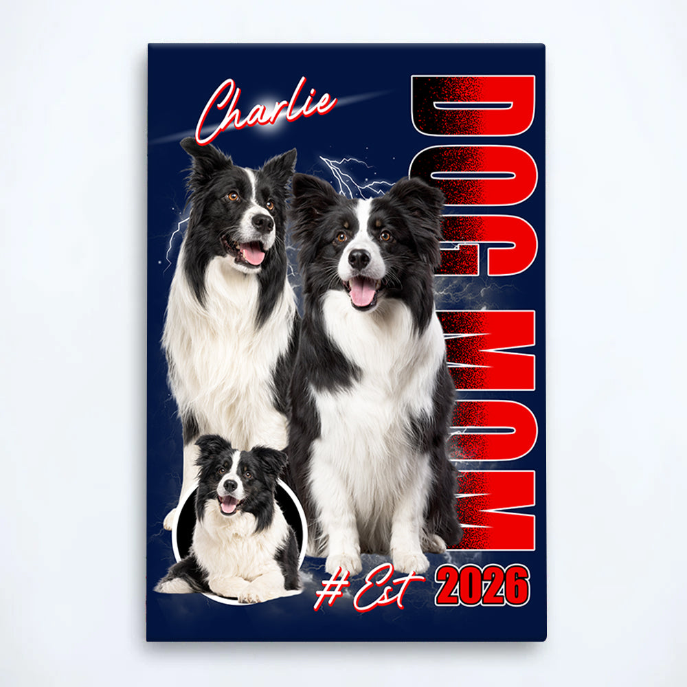 Custom Photo Dog Poster - Personalized Dog Bootleg Poster - Gift For Dog Lover T1807