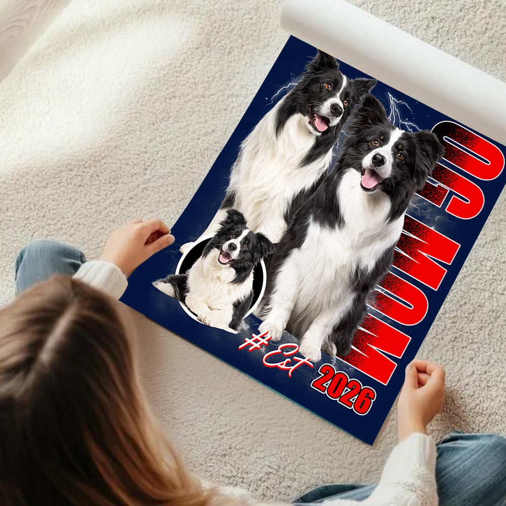 Custom Photo Dog Poster - Personalized Dog Bootleg Poster - Gift For Dog Lover T1807